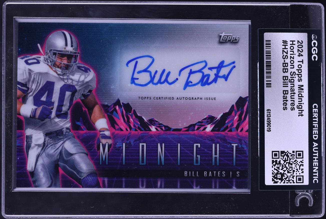 2024 Topps Midnight Horizon Bill Bates AUTO #HZS-BB CGC AUTH