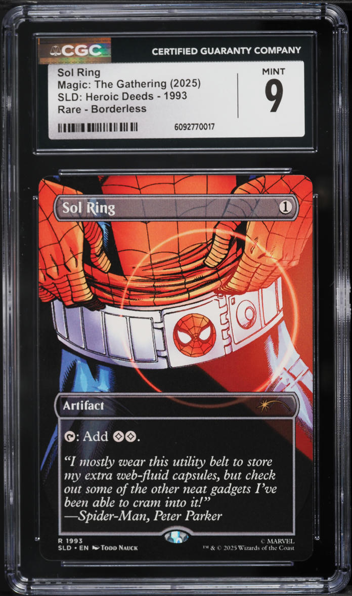 2025 Magic The Gathering MTG SLD Heroic Deeds Borderless Sol Ring #1993 ...