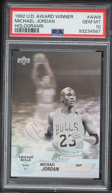 2003 Upper Deck Exclusives Michael Jordan #60 PSA 10 GEM MINT on