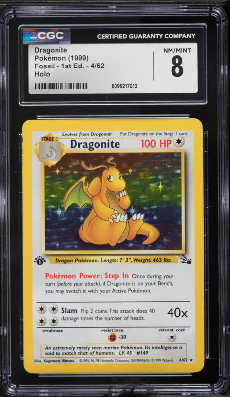 2000 Pokemon Topps Chrome Series 2 Tekno Dragonite #149 PSA 9 MINT