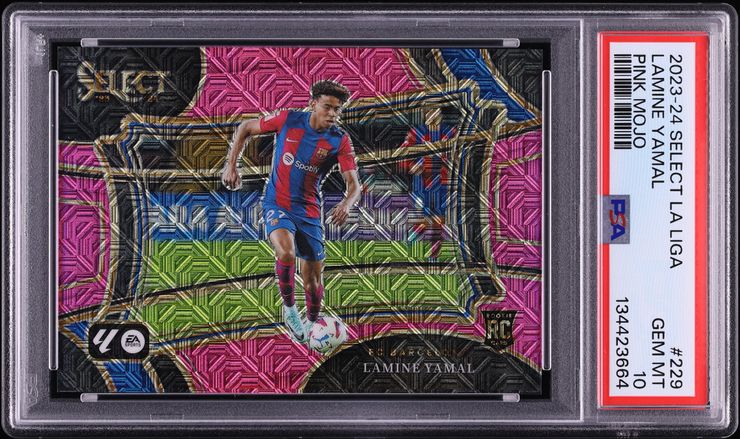 2023 Select Field Level La Liga Pink Mojo Lamine Yamal ROOKIE /115