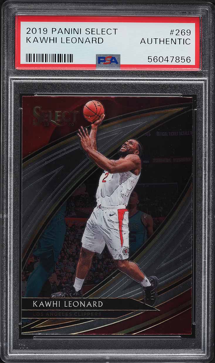 2015 Select Courtside Green Prizm Kawhi Leonard 5/5 #276 PSA 9