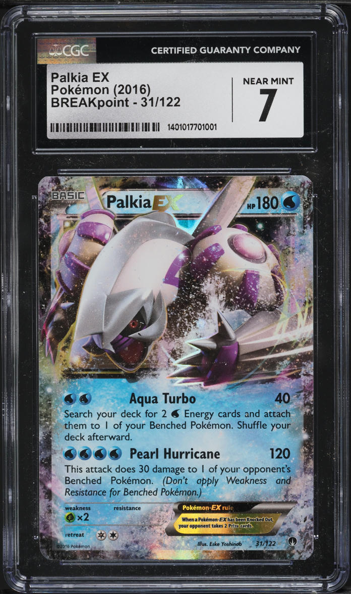 2016 Pokemon XY BREAKpoint Palkia EX #31 CGC 7 NRMT
