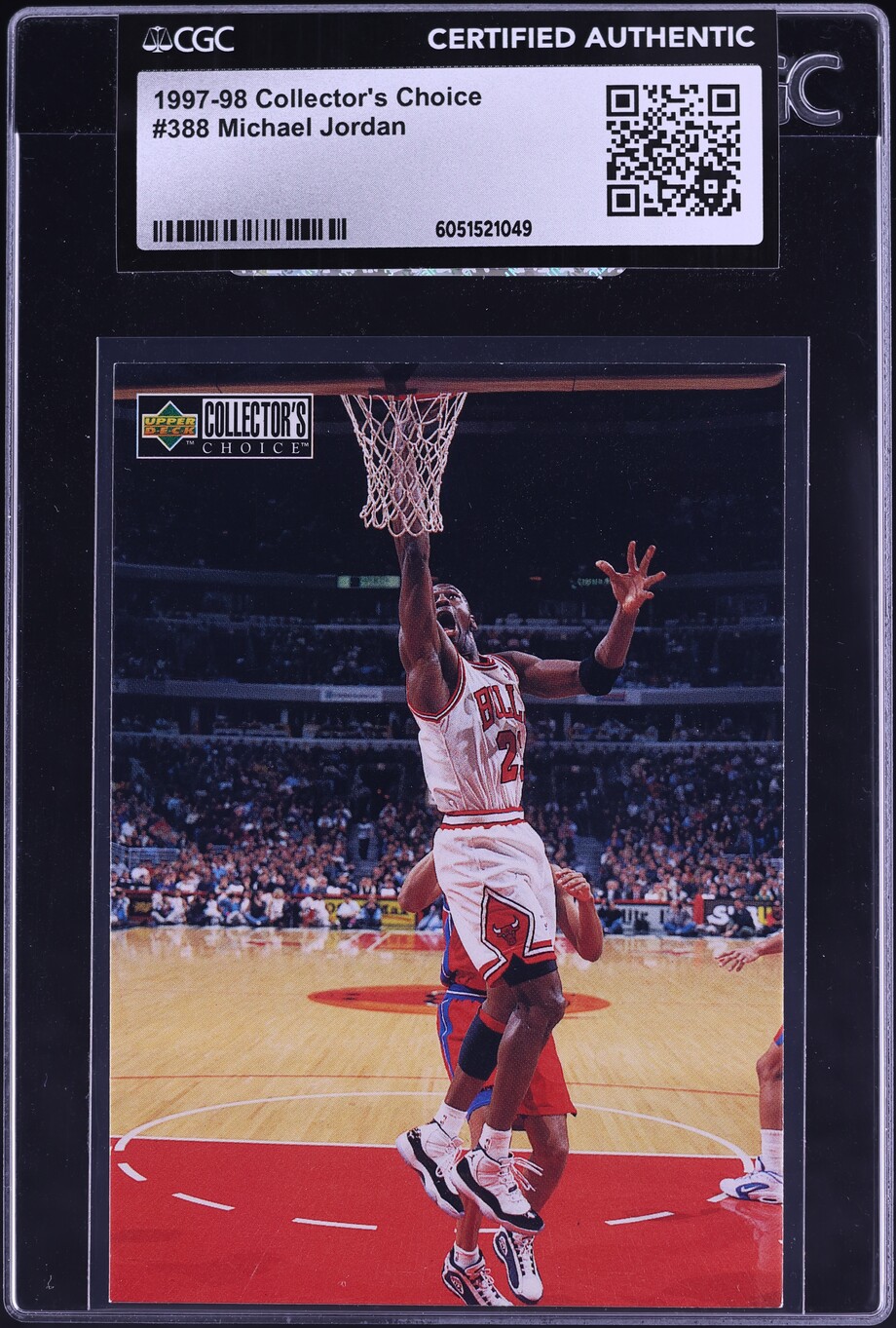 1997 Collector's Choice Michael Jordan #388 CGC AUTH