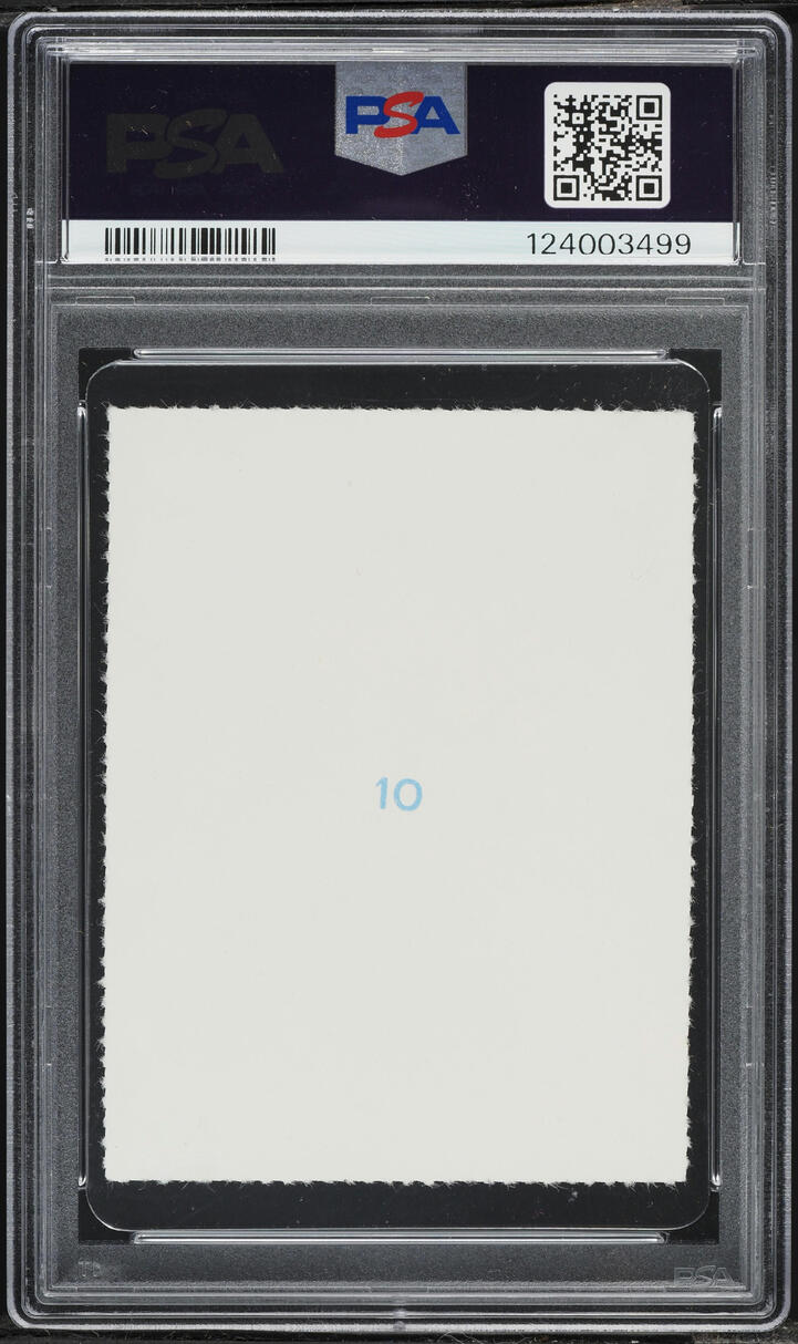 1958 Editora Aquarela Soccer Black Number Pele ROOKIE #10 PSA 4 VGEX