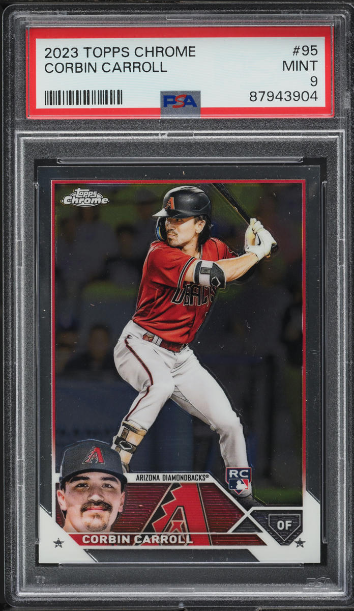 2023 Topps Chrome Corbin Carroll ROOKIE #95 PSA 9 MINT