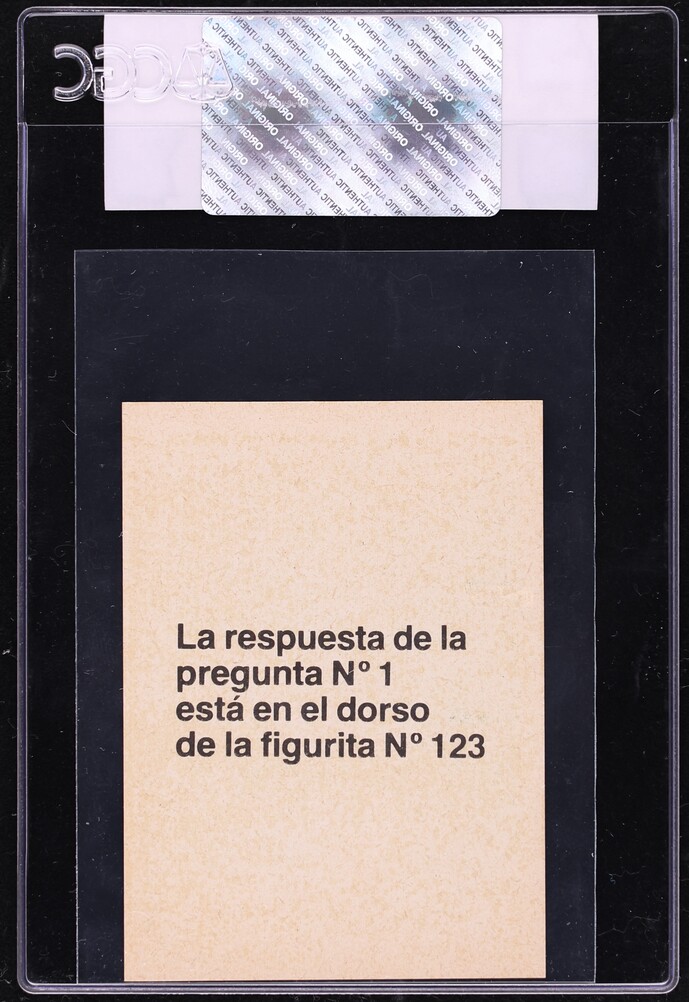 1984 Ultra Figus Aprende a Jugar Diego Maradona #9 CGC AUTH