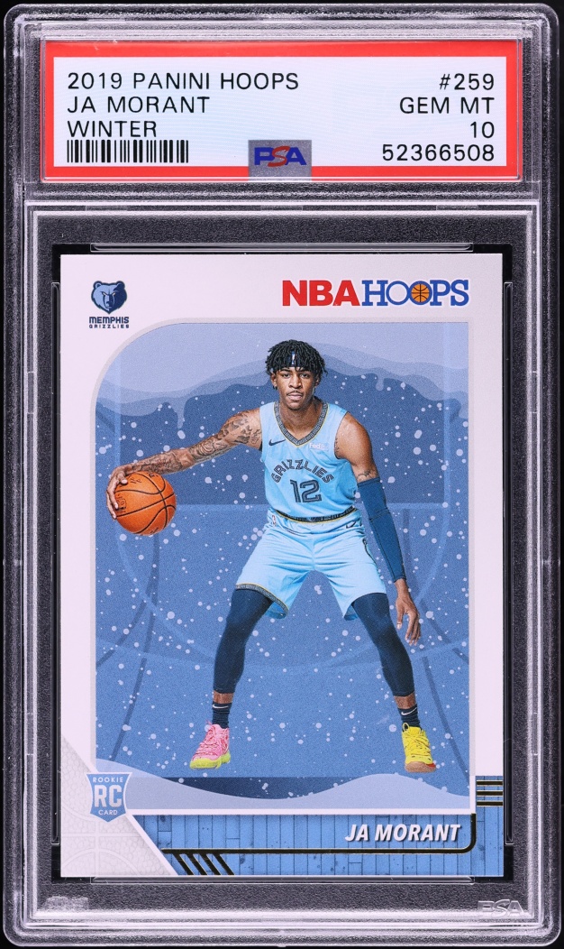 2019 Hoops Winter Ja Morant ROOKIE #259 PSA 10 GEM MINT
