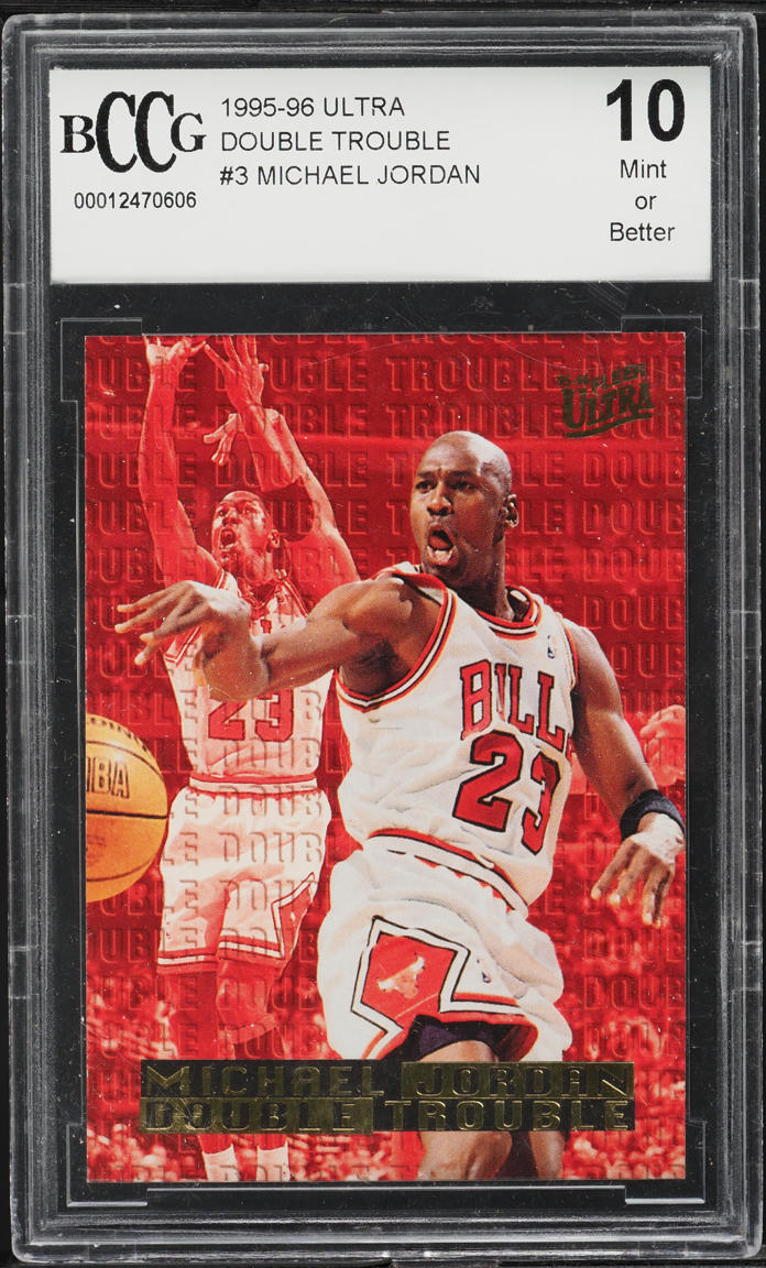 1995 Ultra Double Trouble Michael Jordan #3 BCCG 10 GEM MINT