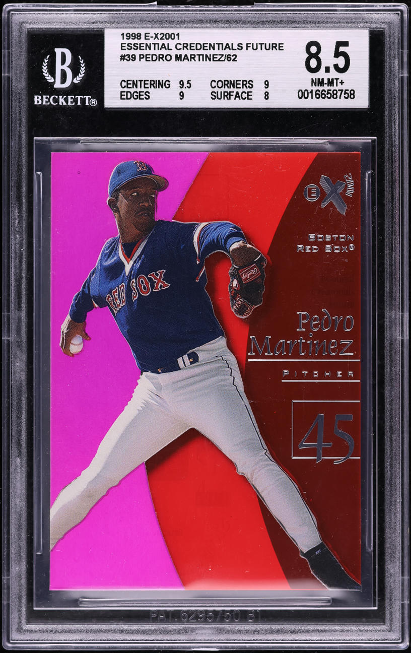 1998 Skybox E-X2001 Essential Credentials Future Pedro Martinez /62 #39 BGS 8.5