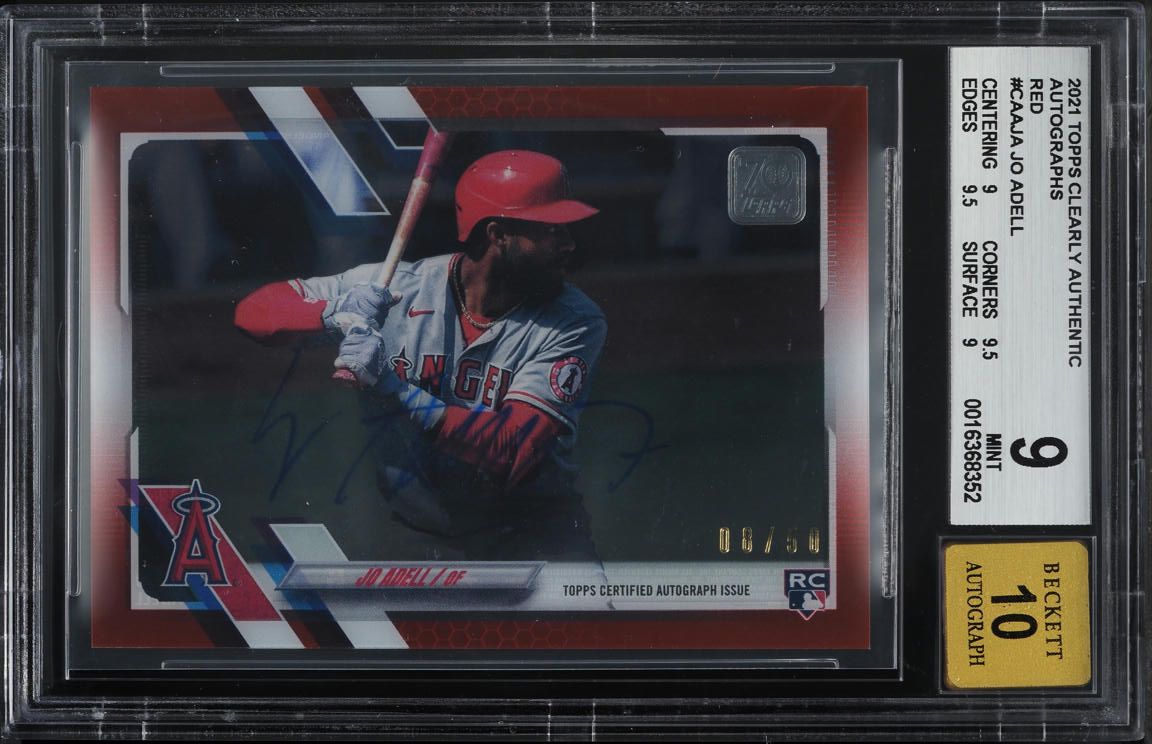 2021 Topps Jo Adell ROOKIE #43 PSA 10 GEM MINT on Fanatics Collect