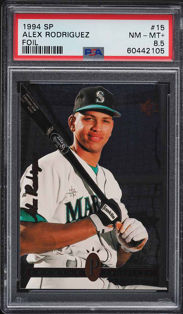 1994 SP Foil Alex Rodriguez ROOKIE #15 PSA 8.5 NM-MT+