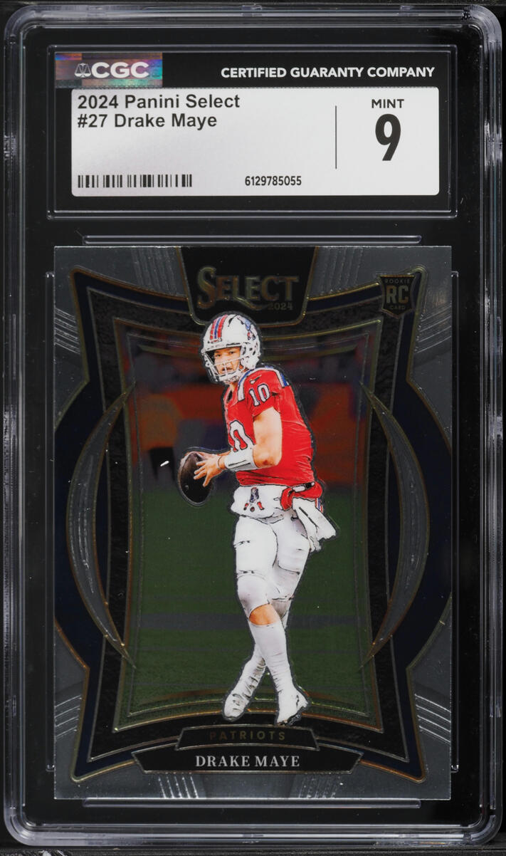 2024 Select Concourse Drake Maye ROOKIE #27 CGC 9 MINT