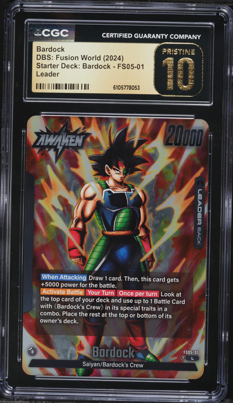 2024 DBS Fusion World Regionals Top Prize Bardock #FS05-11 PSA 10