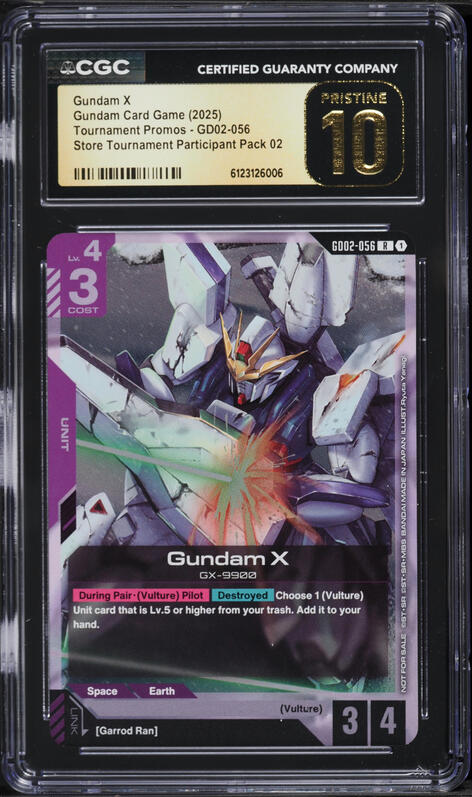 2025 Gundam Card Game Tournament Promos Participant Pack 01 Gundam