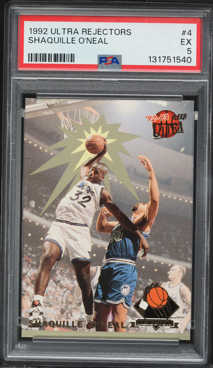 1992 Ultra Rejectors Shaquille O'Neal ROOKIE #4 PSA 5 EX