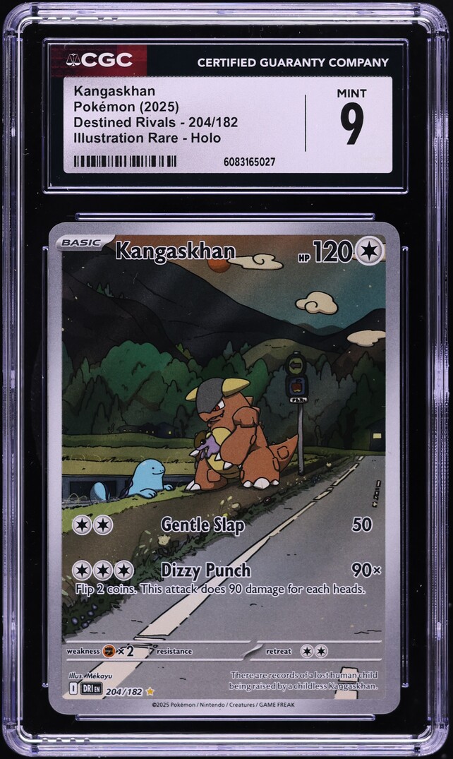 2025 Pokemon Scarlet & Violet Destined Rivals IR Kangaskhan #204 CGC 9 MINT