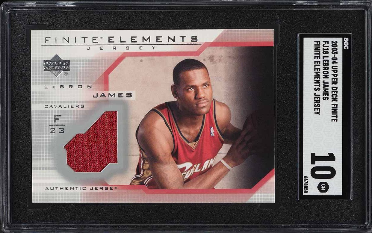 2003 Upper Deck Basketball LeBron James ROOKIE #301 BGS 9.5