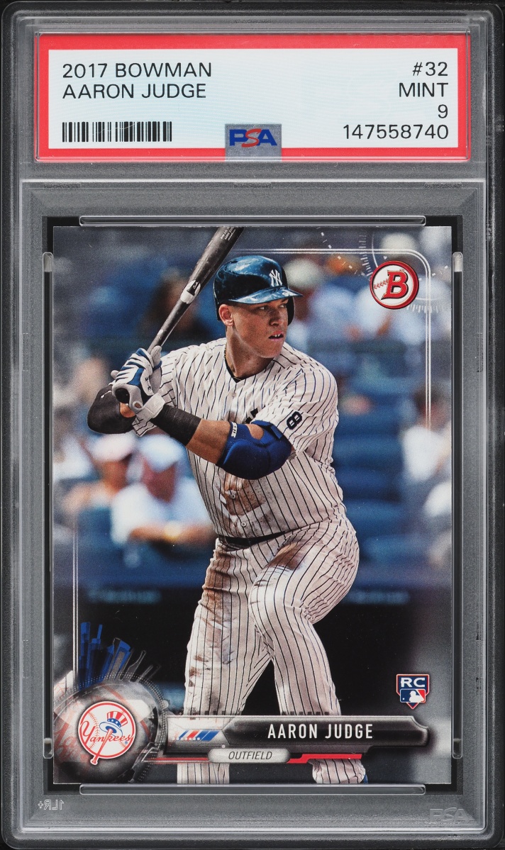 2017 Bowman Aaron Judge ROOKIE #32 PSA 9 MINT