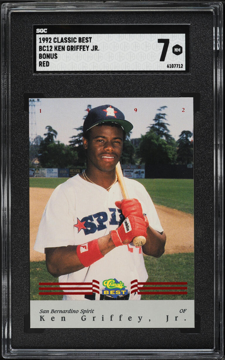 1992 Classic Best Bonus Red Ken Griffey Jr. #BC12 SGC 7 NRMT