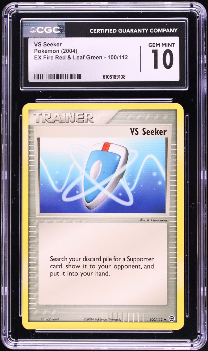 2004 Pokemon EX Fire Red & Leaf Green VS Seeker #100 CGC 10 GEM MINT
