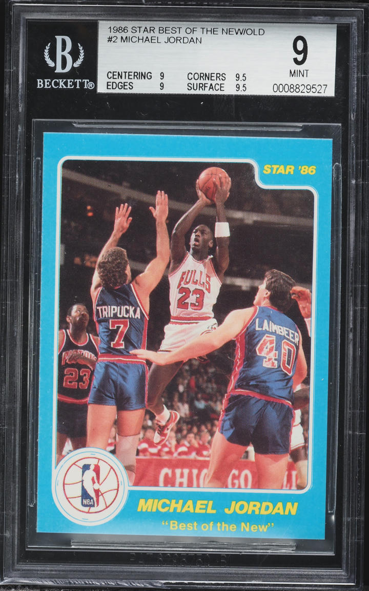 1986年 明星ALLSTAR DIARYNOTE 1986 Star Michael Jordan #9 Personal Data BGS 7.5 NM+ | eBay