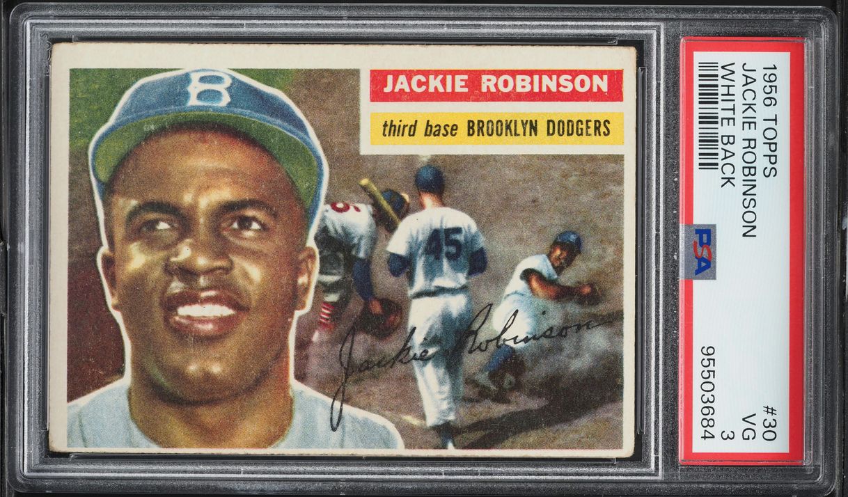 1956 Topps Jackie Robinson #30 PSA 3 VG