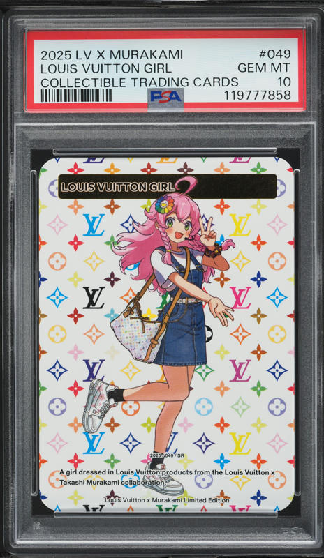 2025 LV x Murakami カラフルモノグラム トレカ　ＰＳＡ10 PSA 10 LOUIS VUITTON x TAKASHI MURAKAMI Trading card MONOGRAM