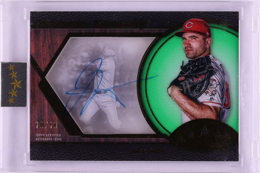 2025 Topps Five Star Pentamerous Penmanship Green Joey Votto AUTO 10/10 #PP-JV