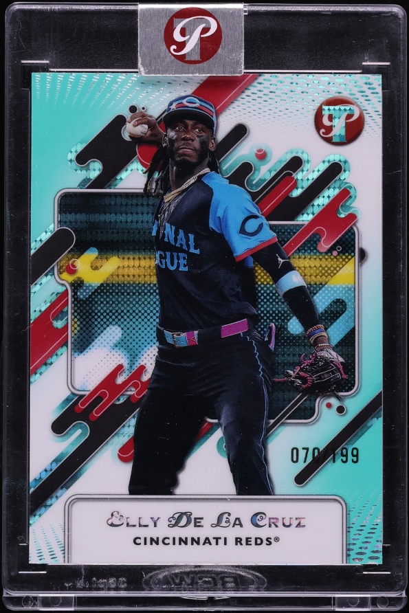 2025 Topps Pristine Aqua Refractor Elly De La Cruz /199 #267