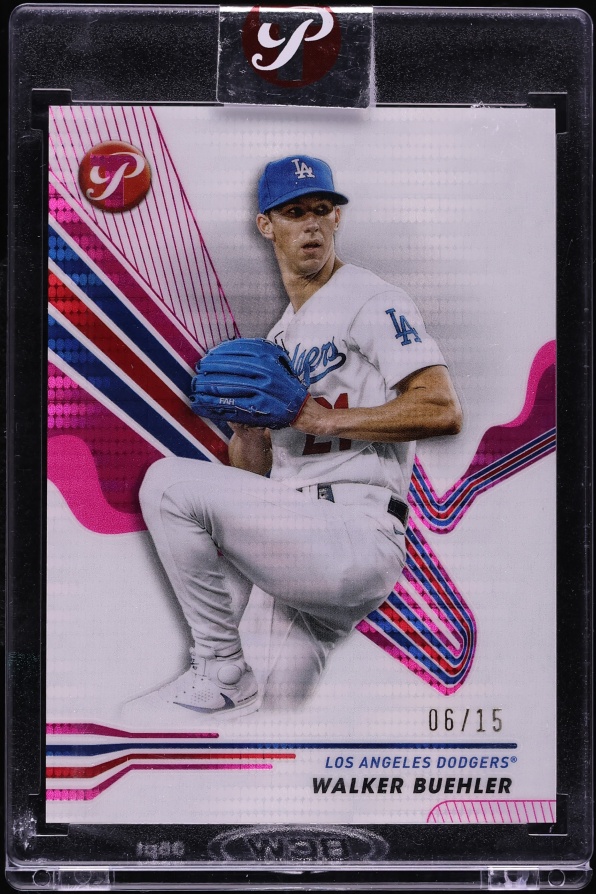 2024 Topps Pristine Pink Refractor Walker Buehler /15 #107