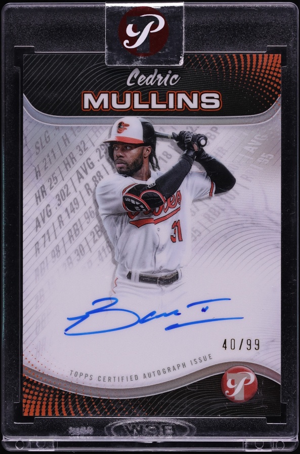 2024 Topps Pristine Production Cedric Mullins AUTO /99 #PPA-CMU