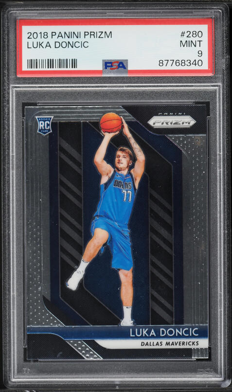 2018 Panini Prizm Luka Doncic ROOKIE #280 PSA 10 GEM MINT on