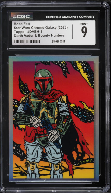 2021 Topps Chrome Star Wars Galaxy Wave Refractor Darth Vader /99