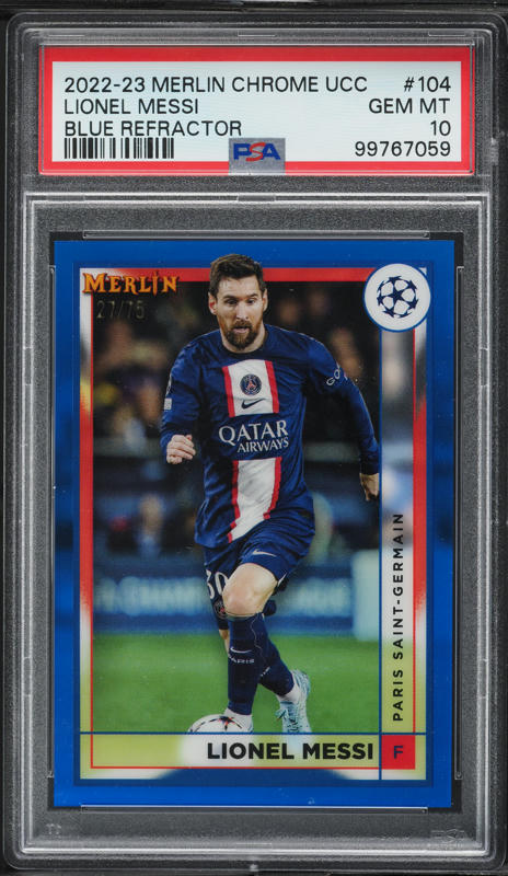 2022 Topps Merlin Chrome UEFA Renaissance Lionel Messi #R-2