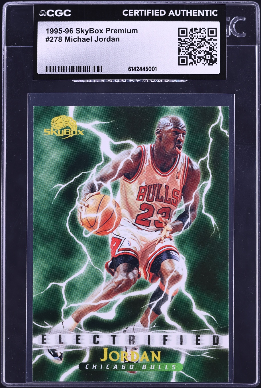 1995 Skybox Premium Electrified Michael Jordan #278 CGC AUTH