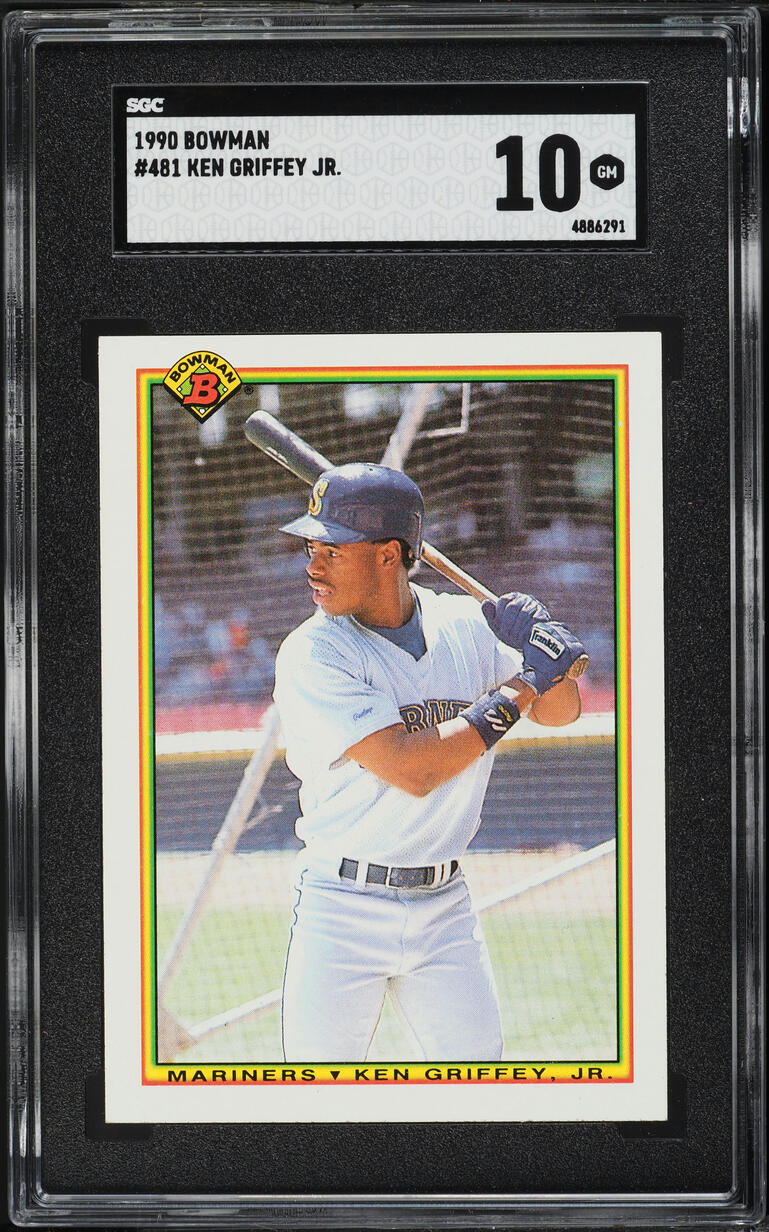 1990 Bowman Ken Griffey Jr. #481 SGC 10 GEM MINT