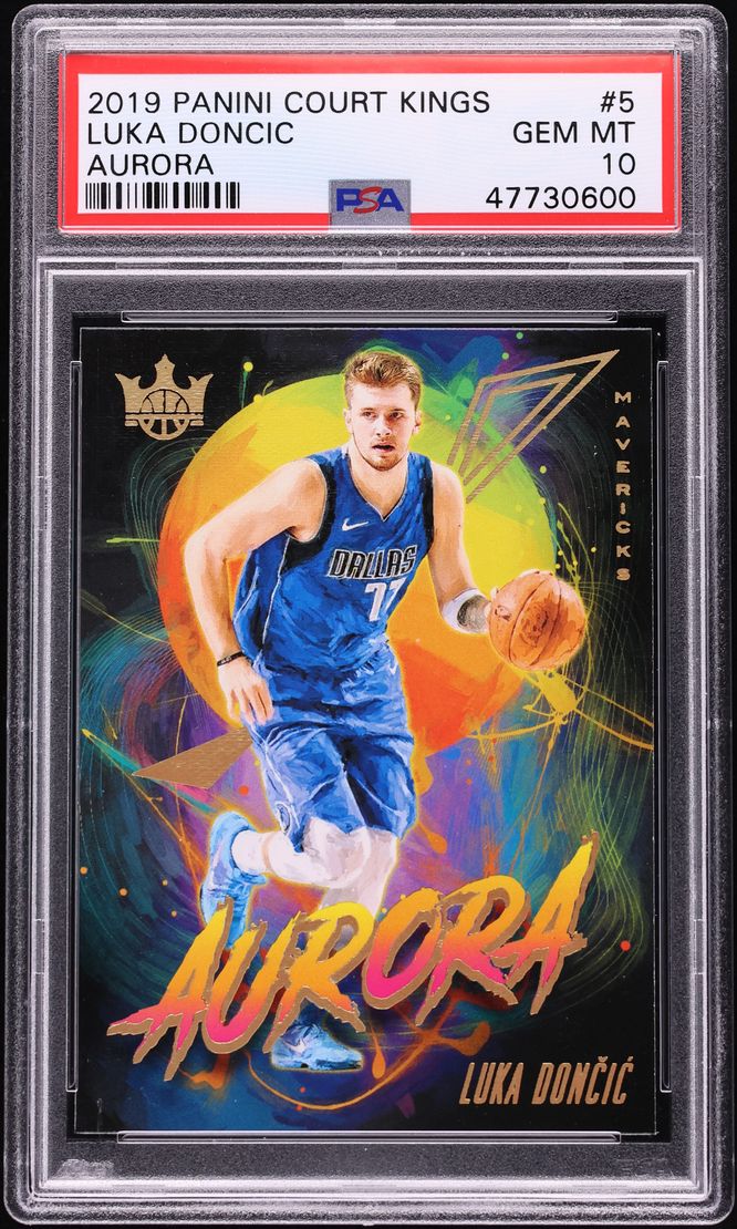 2019 Panini Court Kings Aurora Luka Doncic #5 PSA 10 GEM MINT
