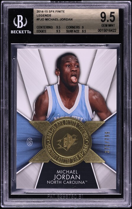 マイケルジョーダン　1996UD SPX record breaker #R1 Amazon.com: Graded 1996 Upper Deck SPx Michael Jordan #R1