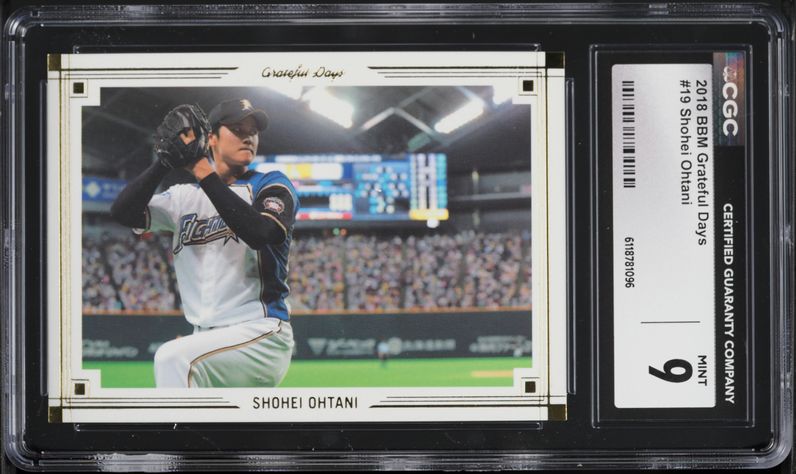 2018 BBM Grateful Days Shohei Ohtani #19 CGC 9 MINT on Fanatics