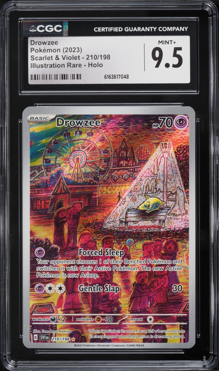 2023 Pokemon Scarlet & Violet IR Drowzee #210 CGC 9.5 MINT+