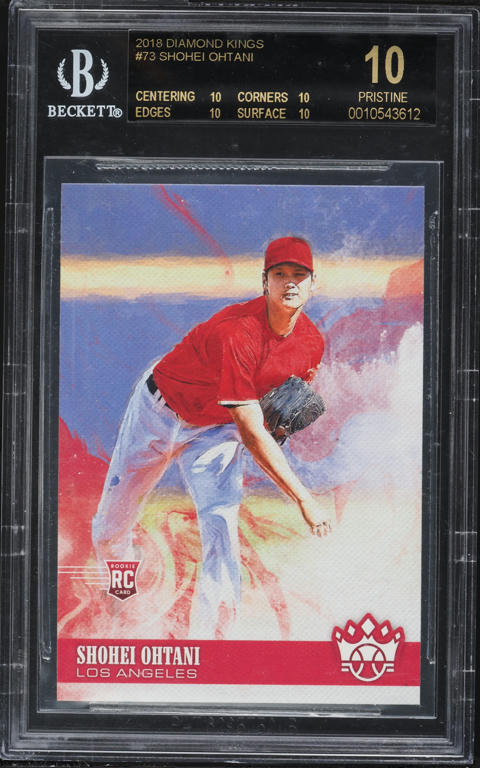2018 Panini Diamond Kings Name In Japanese Shohei Ohtani ROOKIE