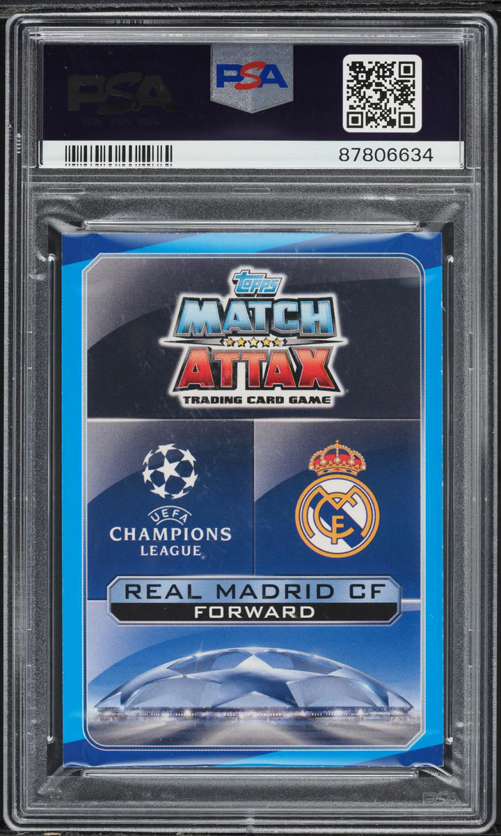 2016 Topps Match Attax UEFA Champions League Cristiano Ronaldo #RM17 PSA 7 NRMT