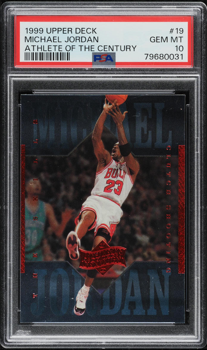 1999 Upper Deck MJ Athlete Of the Century Michael Jordan #19 PSA 10 GEM MINT