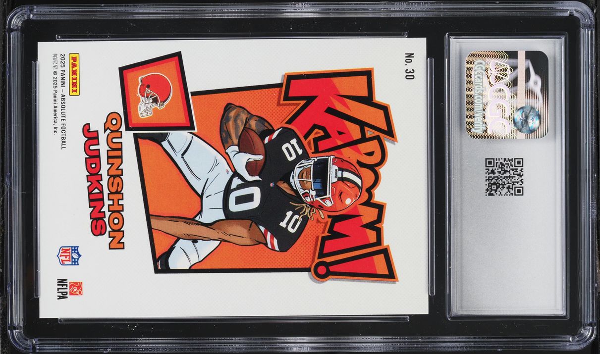 2025 Absolute Kaboom! Horizontal Quinshon Judkins ROOKIE #30 CGC 9 MINT