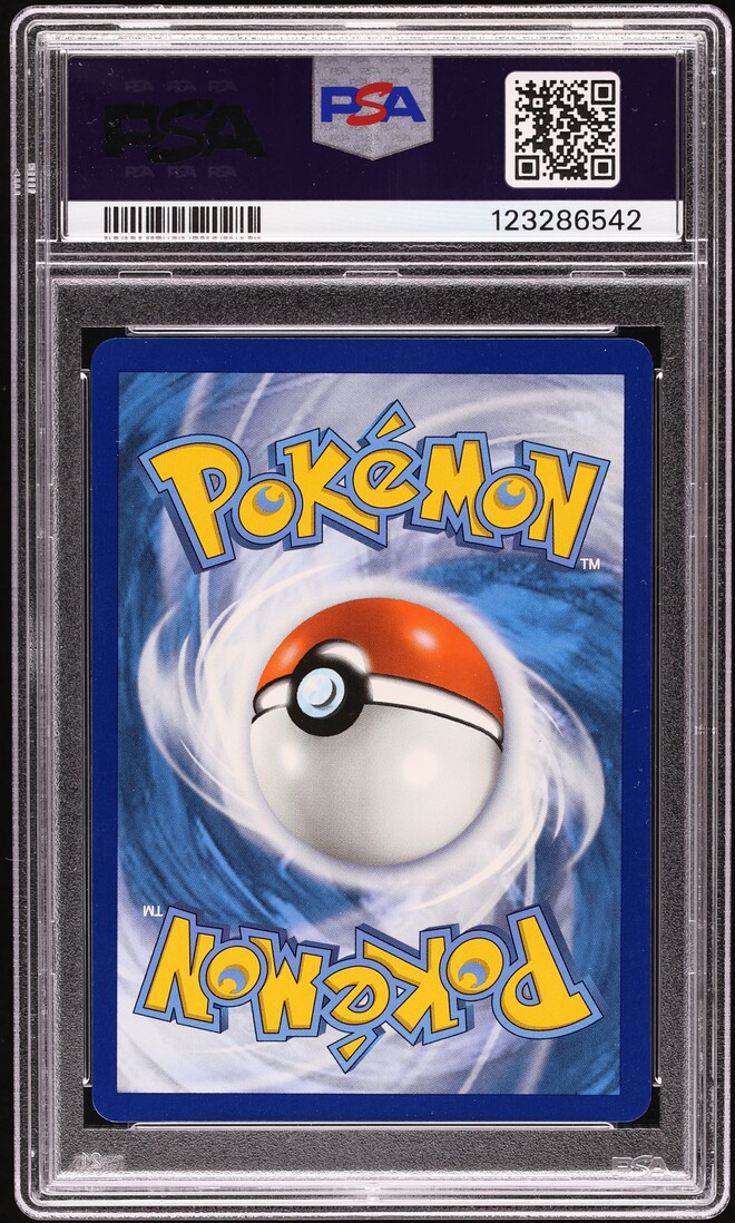 2021 Pokemon Sword & Shield Fusion Strike Rainbow Rare Mew VMAX #268 PSA 9 MINT