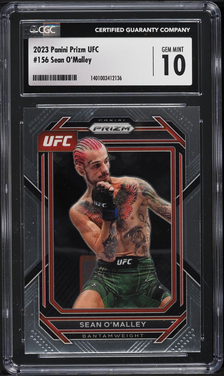 2023 Panini Prizm UFC Sean O'Malley #156 CGC 10 GEM MINT