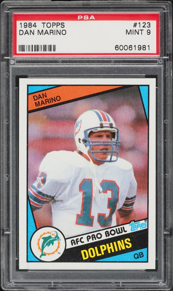 1984 Topps Football Dan Marino ROOKIE #123 PSA 9 MINT