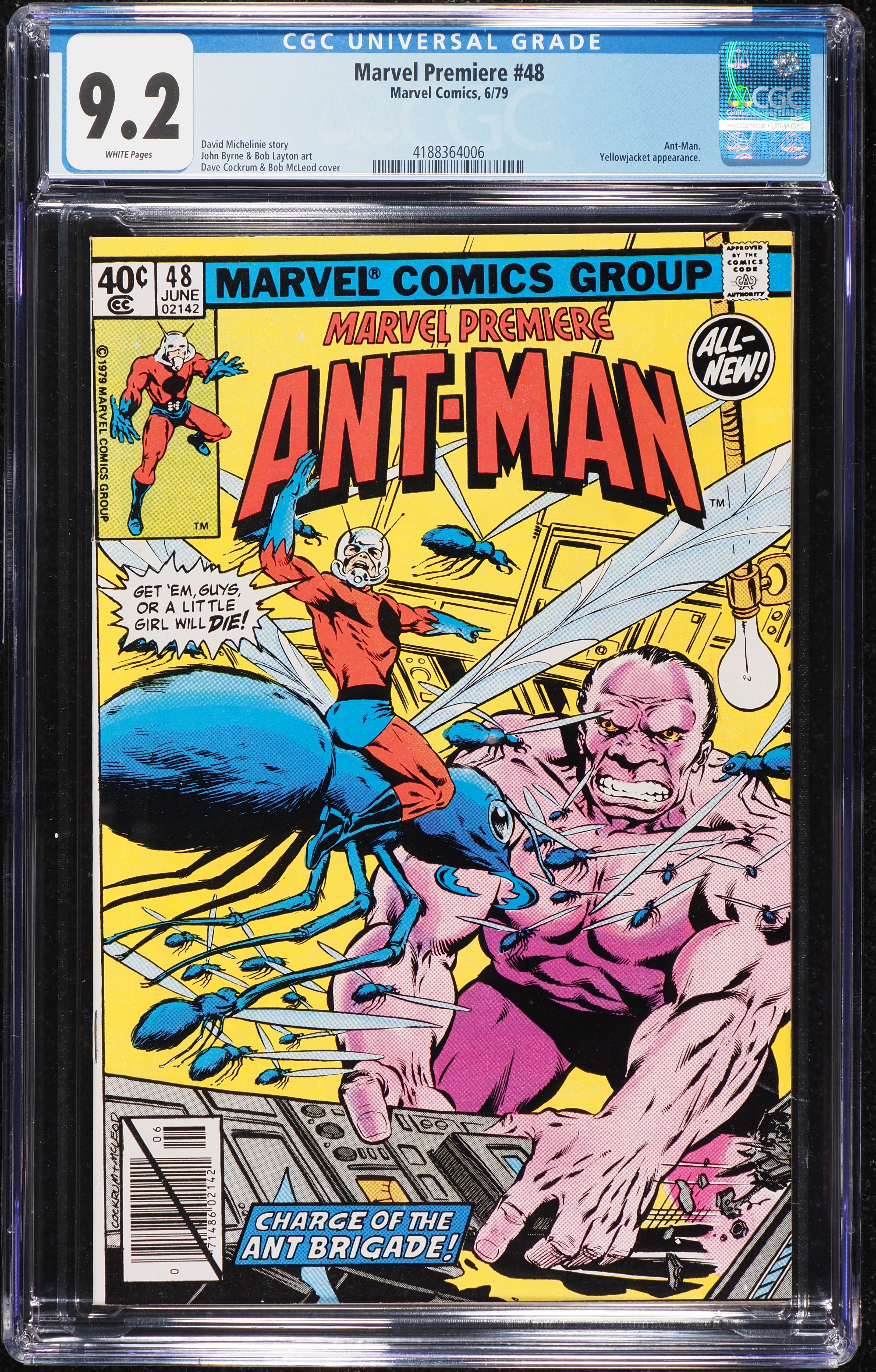 Marvel Premiere #48 (Marvel, 1979) CGC 9.2 White Pages