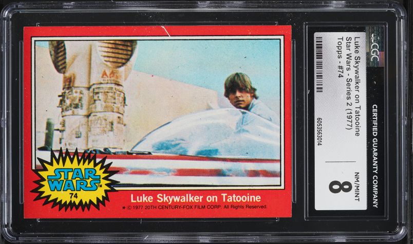 1977 Topps Star Wars Luke Skywalker Mark Hamill AUTO DNA 9 #1 PSA